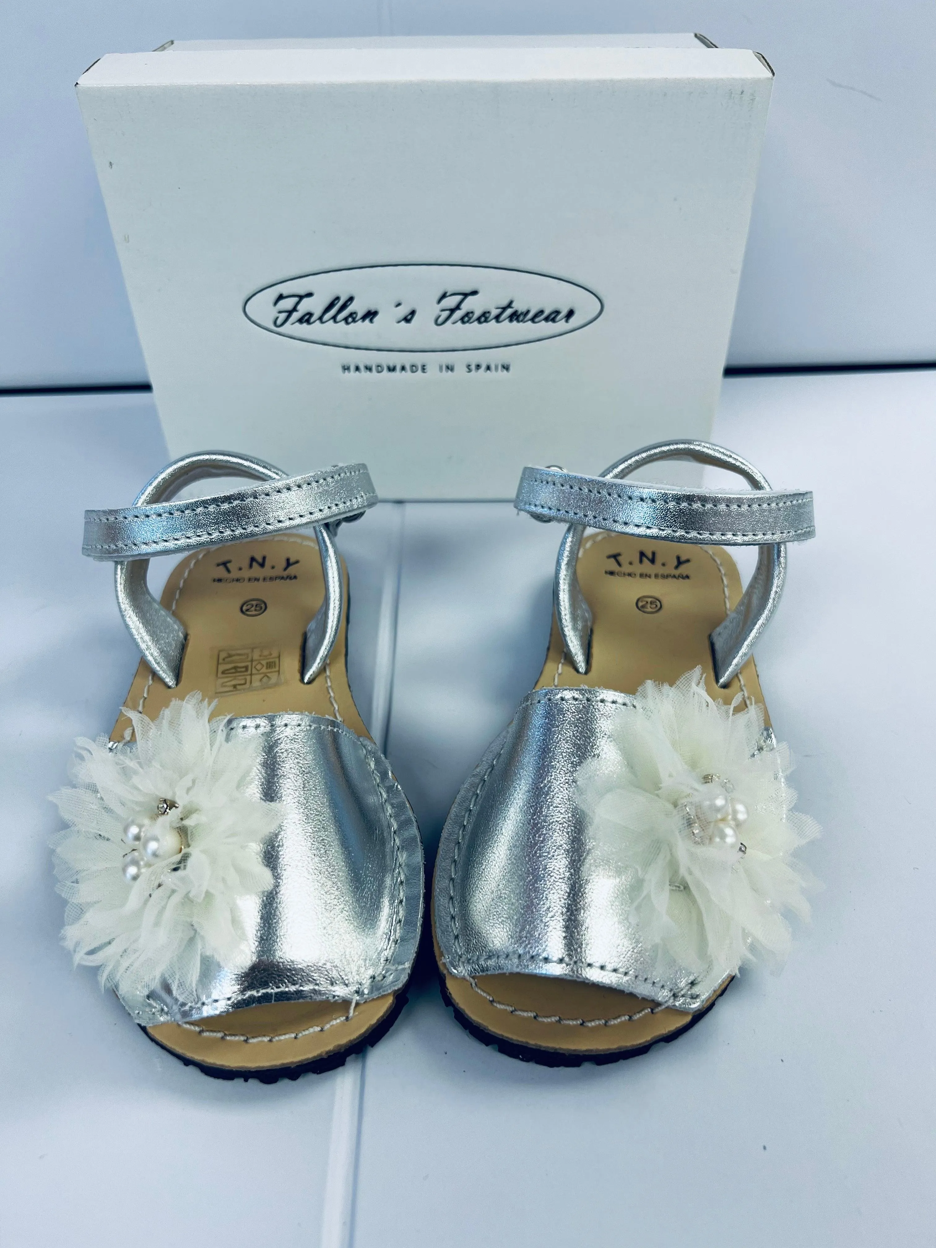 17405 Silver Pearl Sandals