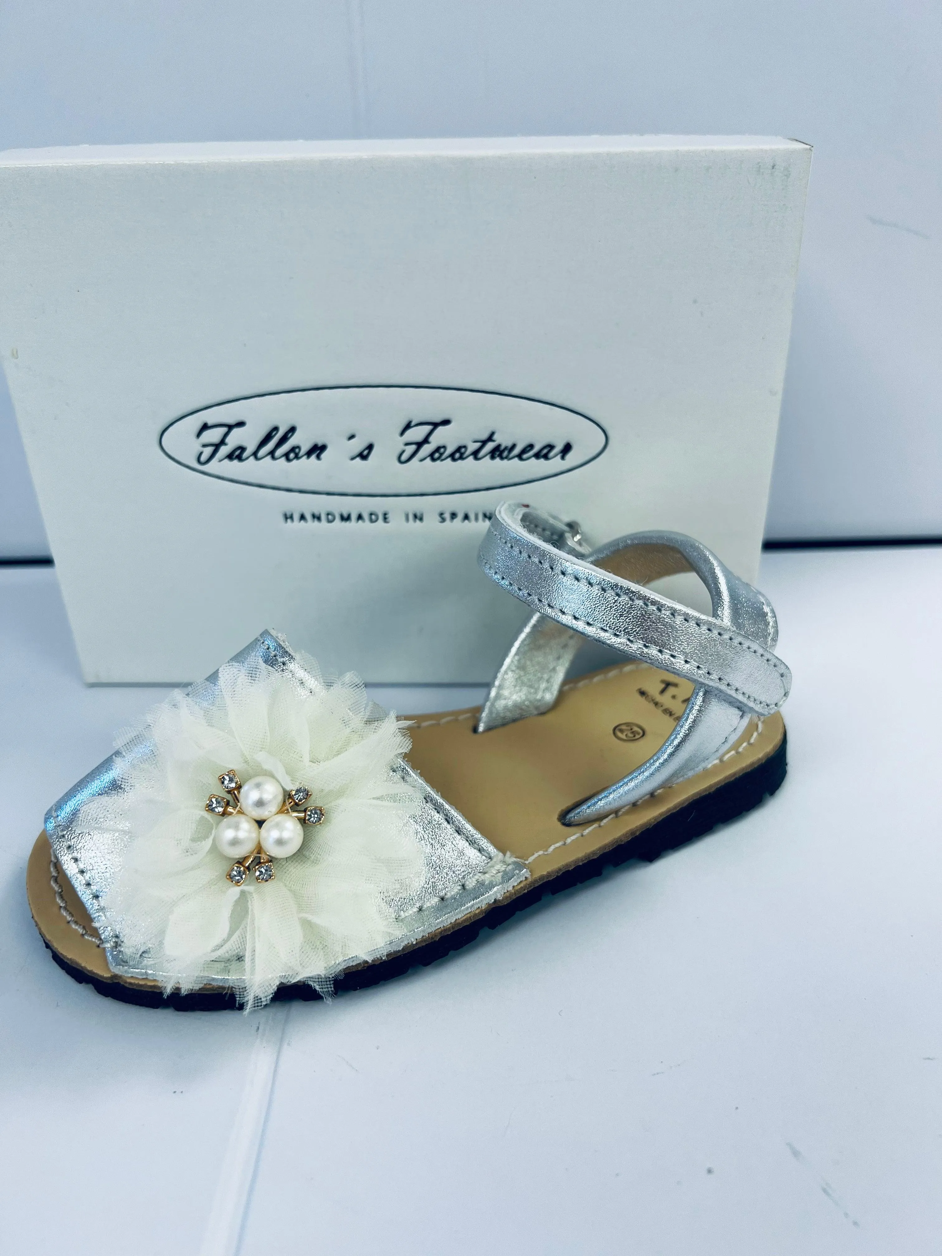 17405 Silver Pearl Sandals