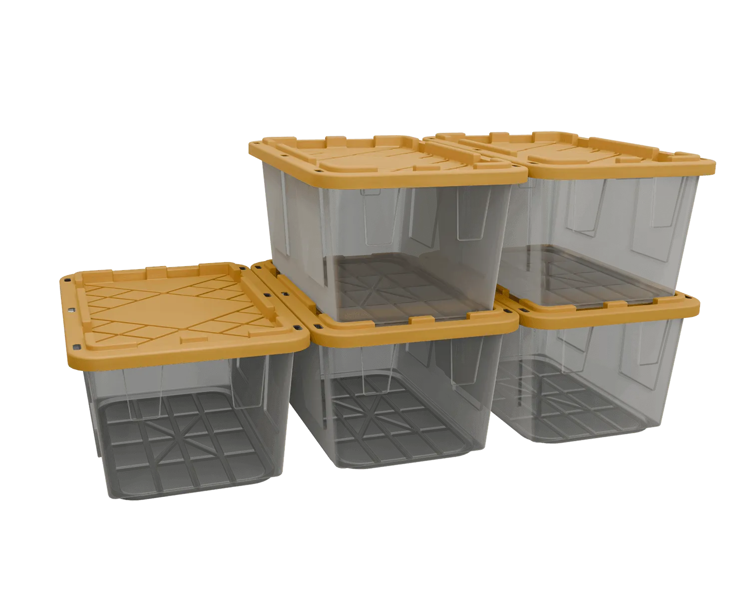 27 Gallon Storage Bins  - Set of 5