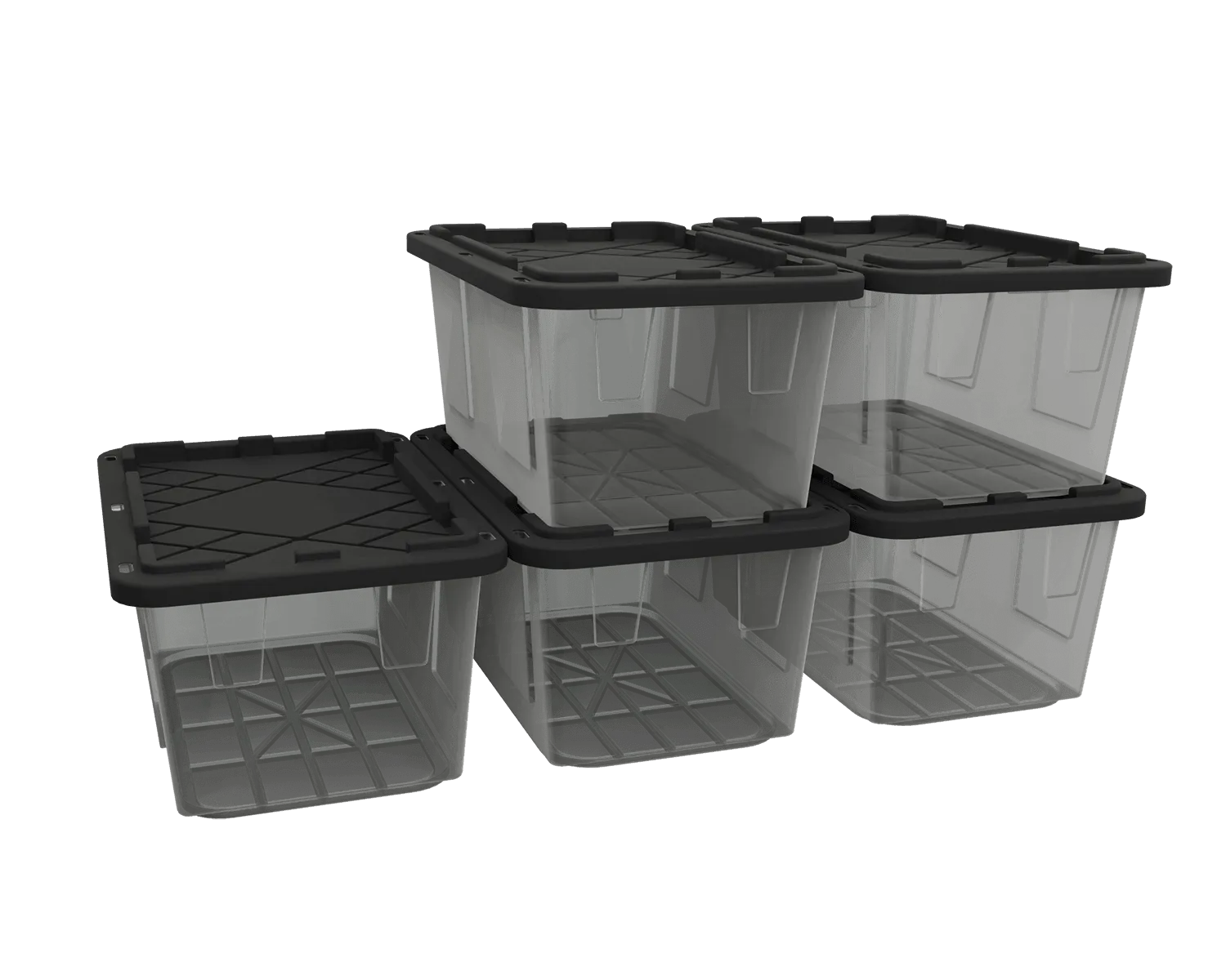 27 Gallon Storage Bins  - Set of 5