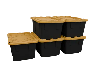 27 Gallon Storage Bins  - Set of 5