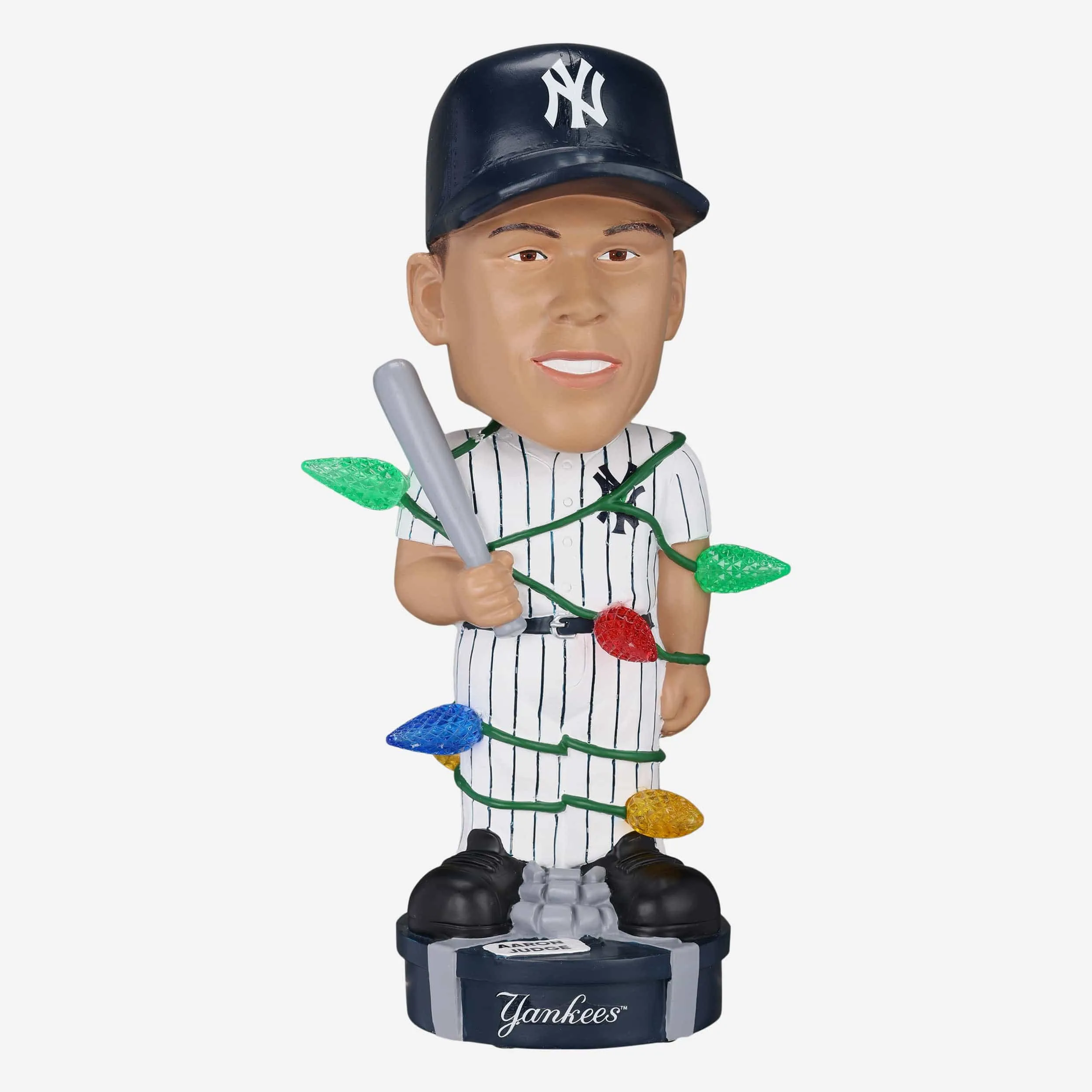 Aaron Judge New York Yankees Holiday Lights Bobblehead