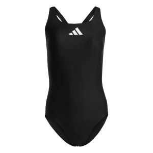 Adidas 3 Bar Logo active bralette swimsuit, black