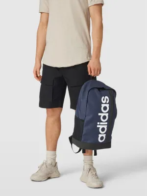 adidas Originals "LINEAR" Label Print Backpack, Navy