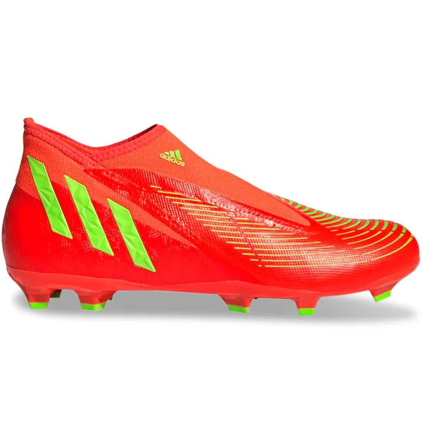 adidas Predator Edge.3 LL Firm Ground Soccer Cleats (Solar Red/Team Solar Yellow)