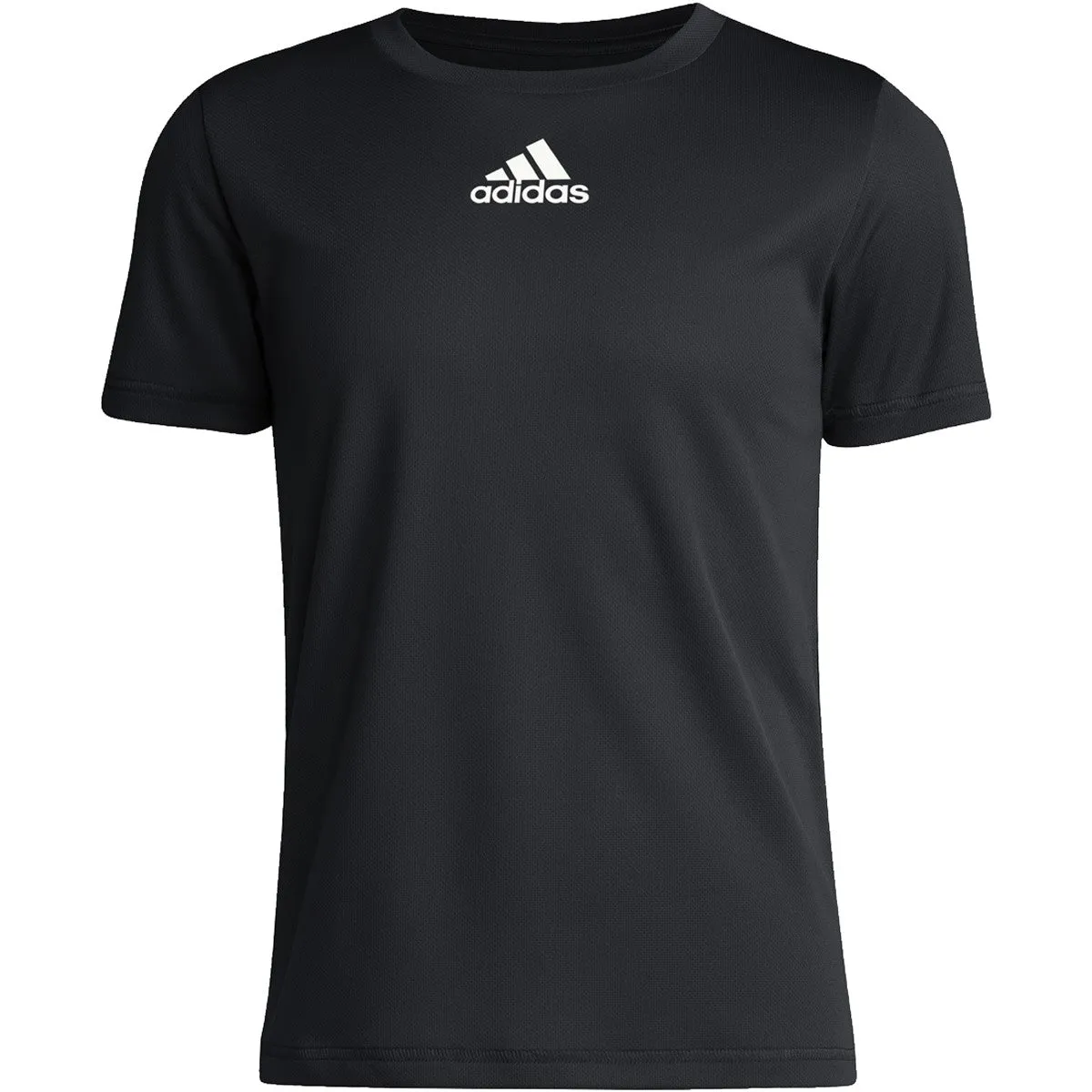 adidas Youth Short Sleeve Pregame Blank Logo Tee