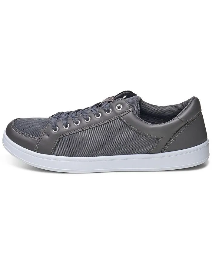 Alpine Swiss Men's Fashion Lace-Up Low Top Retro Tennis Shoes ,  grey