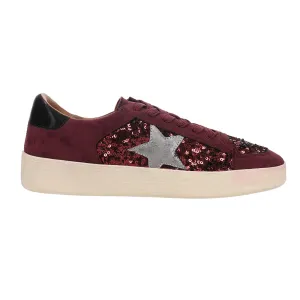 Another Round Sequin Lace Up Sneakers