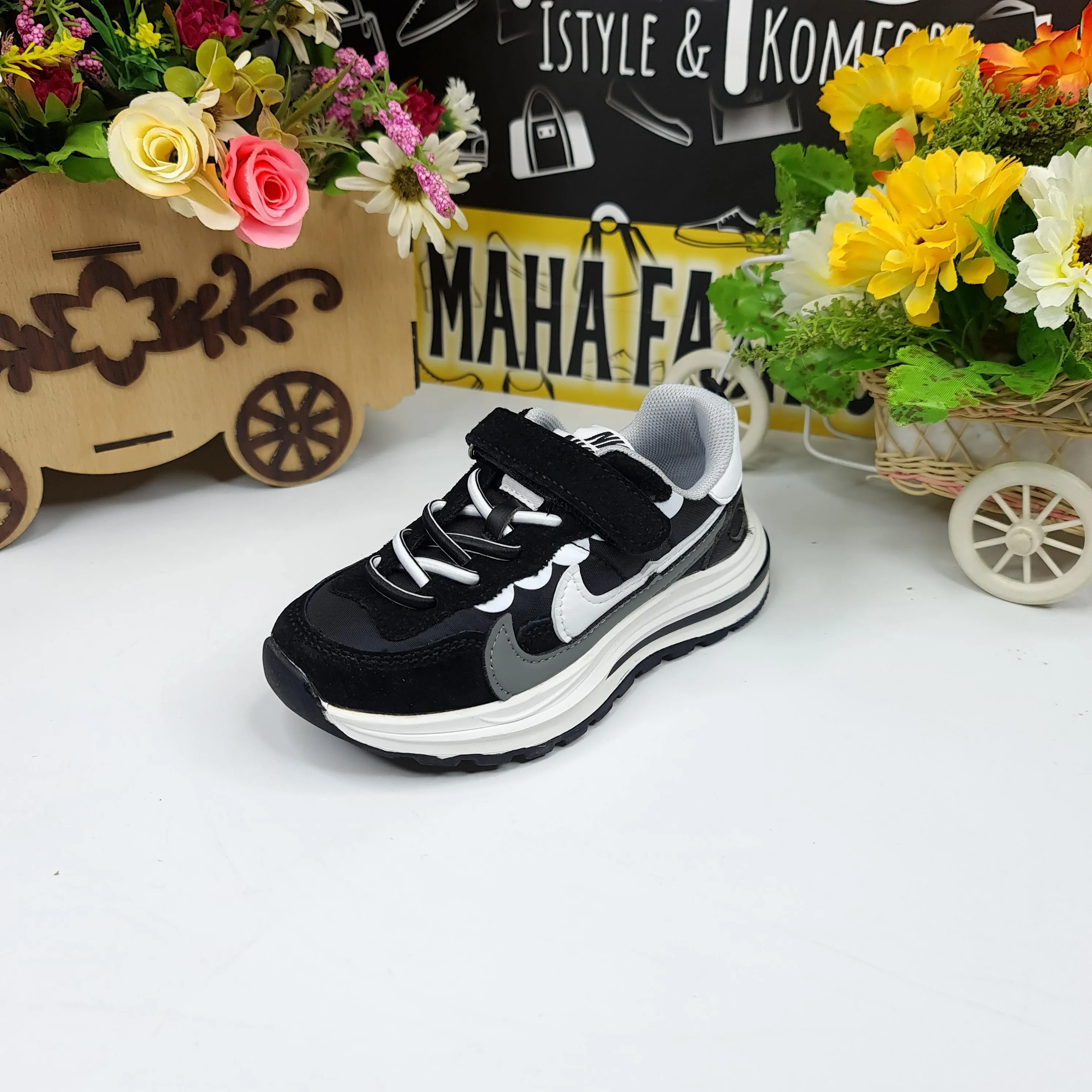 Black Kids Casual Shoes