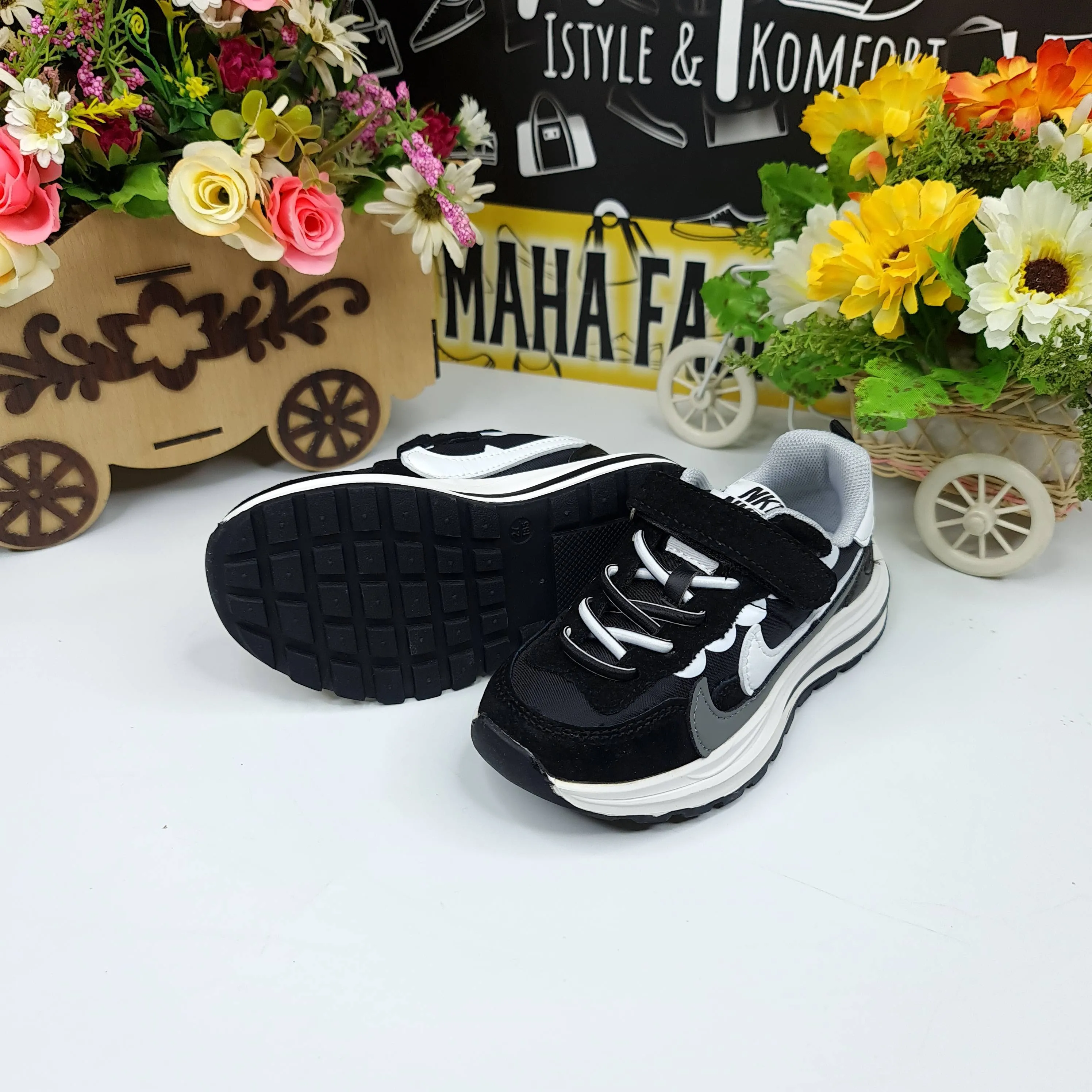 Black Kids Casual Shoes