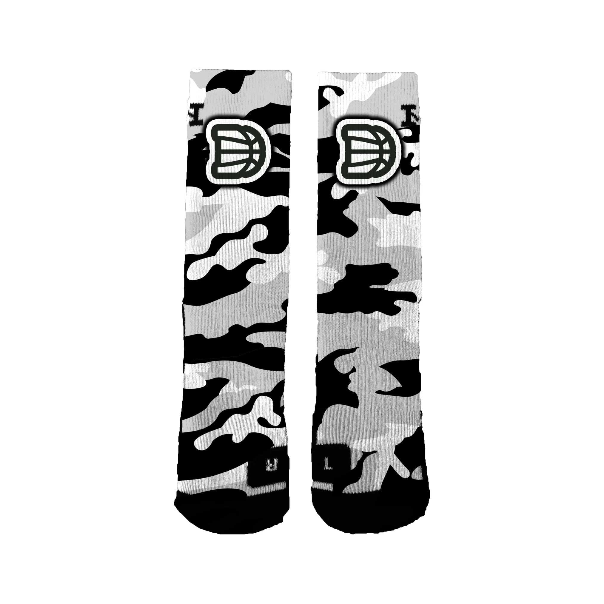 Darting Basketball Academy Youth Foundation (ja'veon) Camo Socks