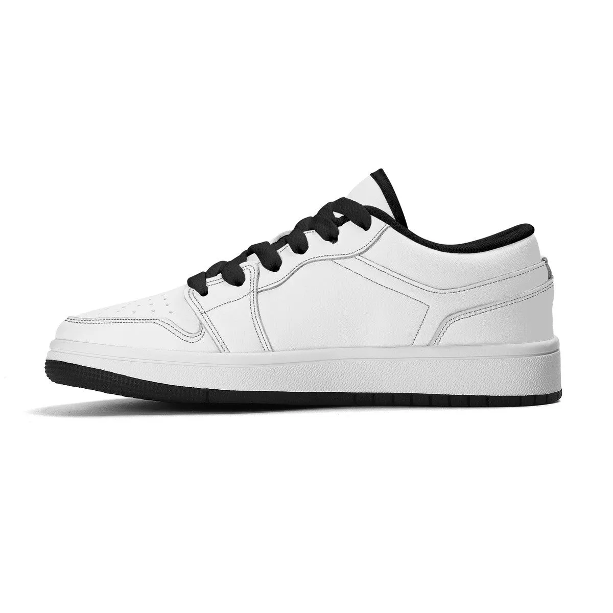 Design Your Own Kids Low-Top PU Leather Sneakers