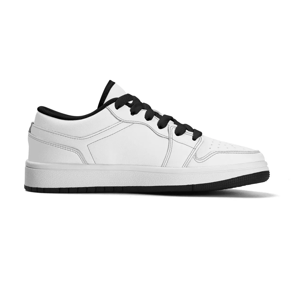 Design Your Own Kids Low-Top PU Leather Sneakers