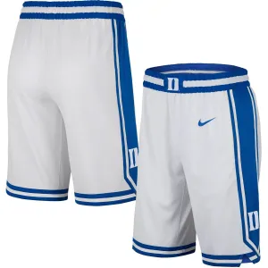 Duke Blue Devils Replica Team Nike Men's White Basketball Shorts