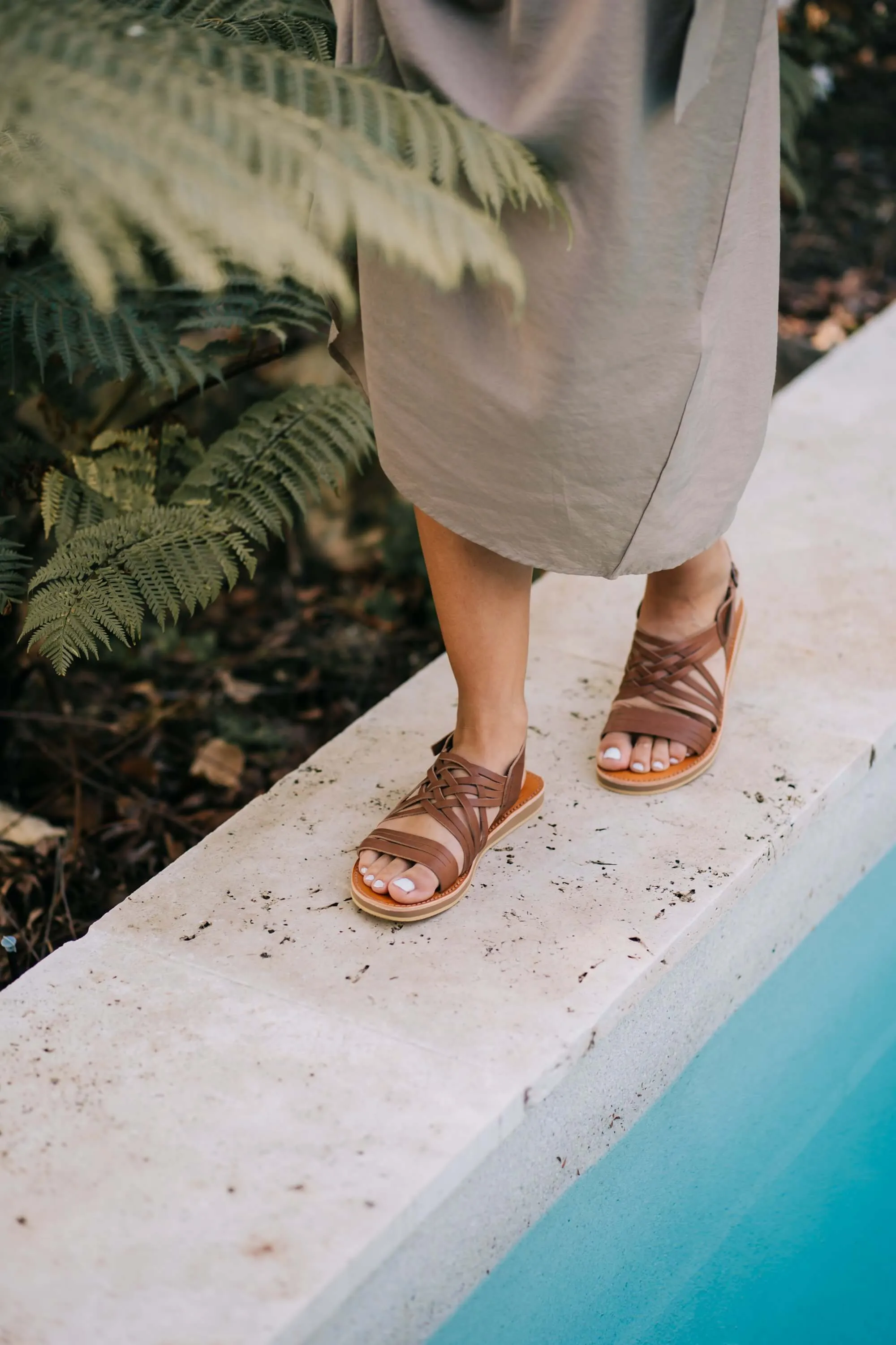 Egipcias Sandals - Moka Leather