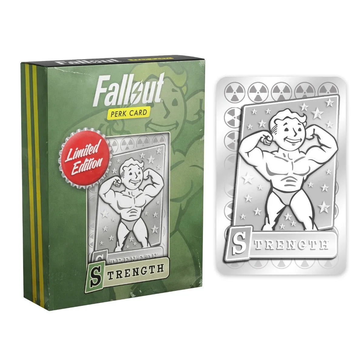 Fallout Limited Edition Metal Perk Card # 1 - Strength