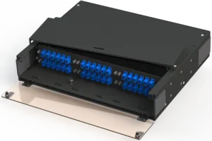 Fiber Patch Panel, Slide-Out, 2U, 6 Adapter Panel Capacity