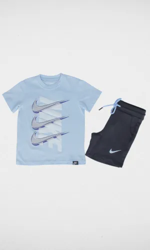 Kids Cotton Set-Nike (Baby Blue)