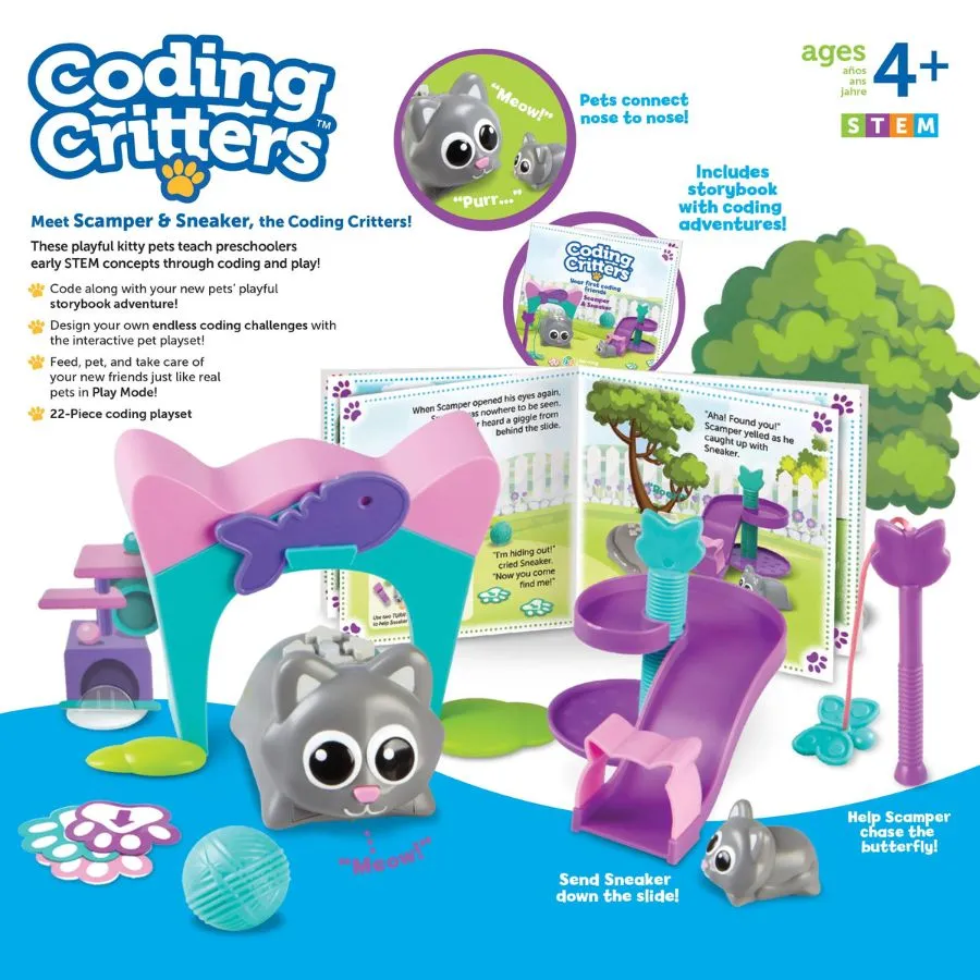 Learning Resources - Coding Critters Scamper & Sneaker