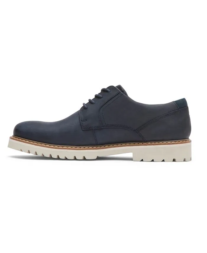 Men's Maverick Rockport Plain Toe Oxford Shoes, Blue