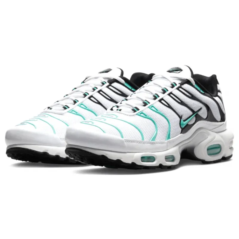 Men’s Nike Air Max Plus TN ‘White/Hyper Jade-Black’ (Tiffany Retro)