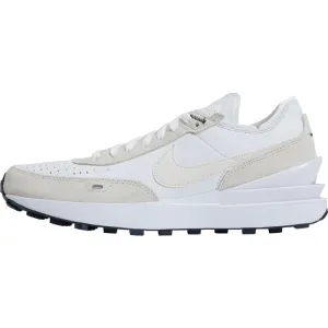 Men's sports sneakers Nike Waffle One LTR with logo, beige