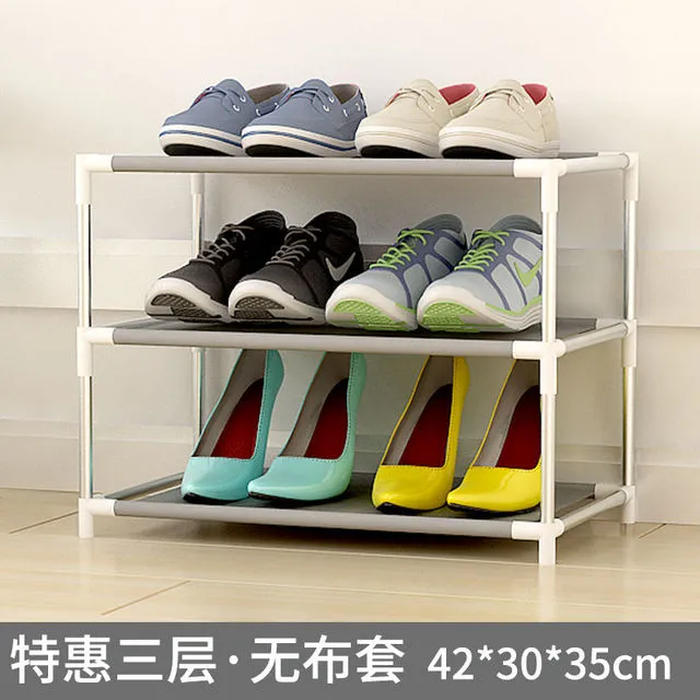 Multilayer Shoe Rack Thicken Nonwoven Fabric Shoe Cabinet Easy to Assemble Hallway Dustproof Shoe Organizer Small Shoe Rack