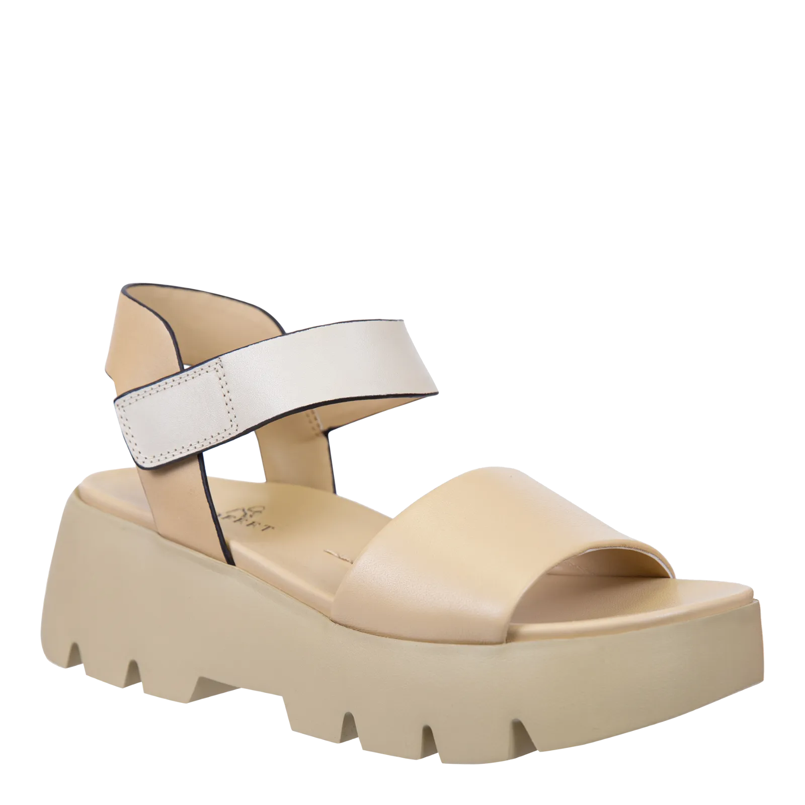 NAKED FEET - ALLOY in BEIGE Platform Sandals