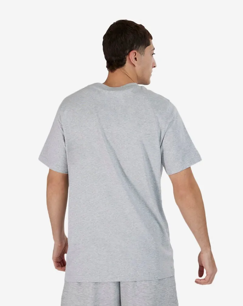 NEW BALANCE MEN'S ESSENTIAL LOGO GREY TEE