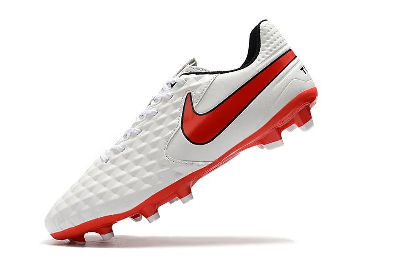 New Nike Tiempo Legend VIII FG Soccers Cleats Shoes Orange White