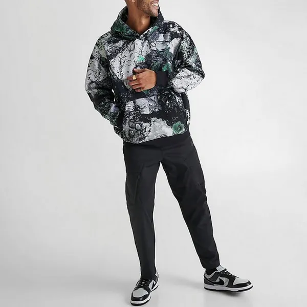 Nike Acg Therma-fit Tuff Fleece Hoodie 'Black Summit White', multicolor