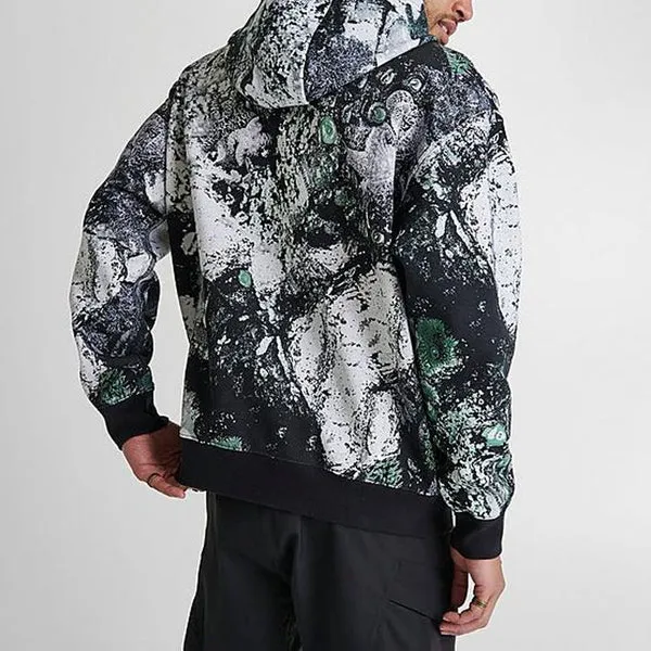 Nike Acg Therma-fit Tuff Fleece Hoodie 'Black Summit White', multicolor