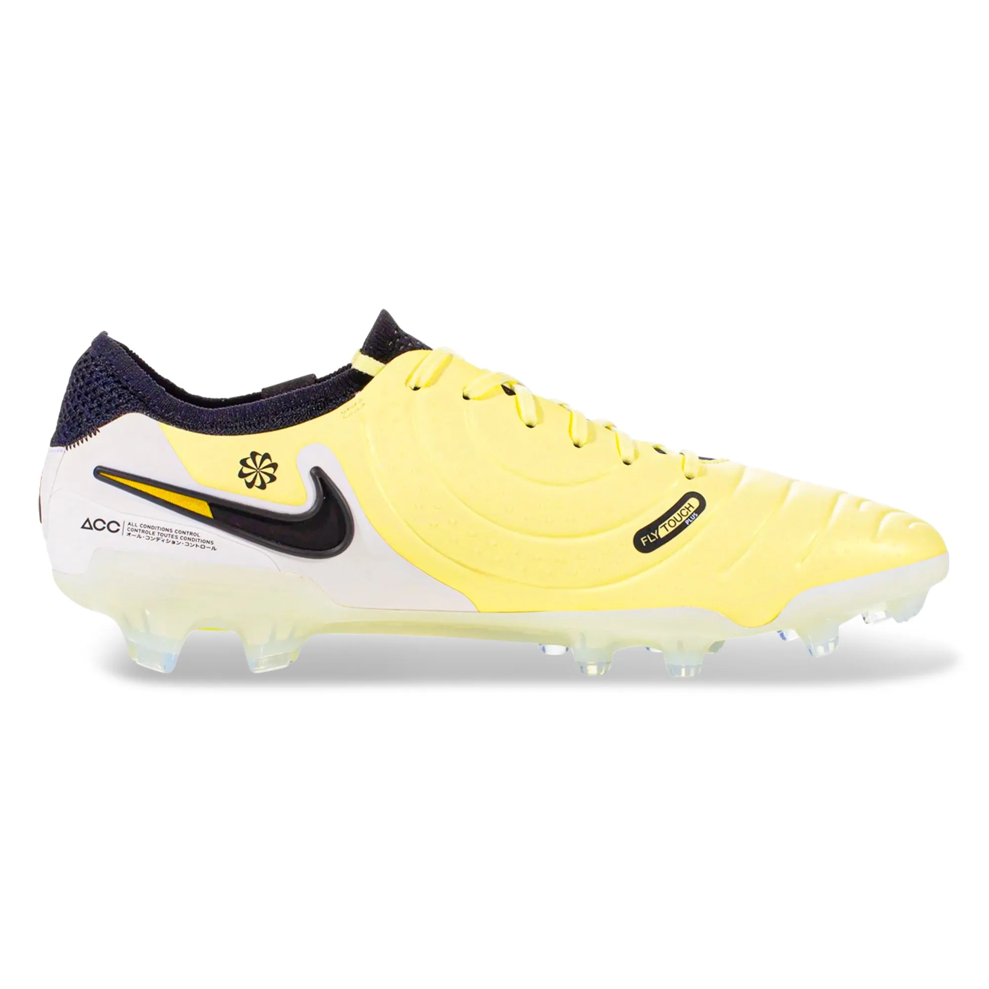 Nike Legend 10 Elite FG Soccer Cleats (Lemonade/Black)