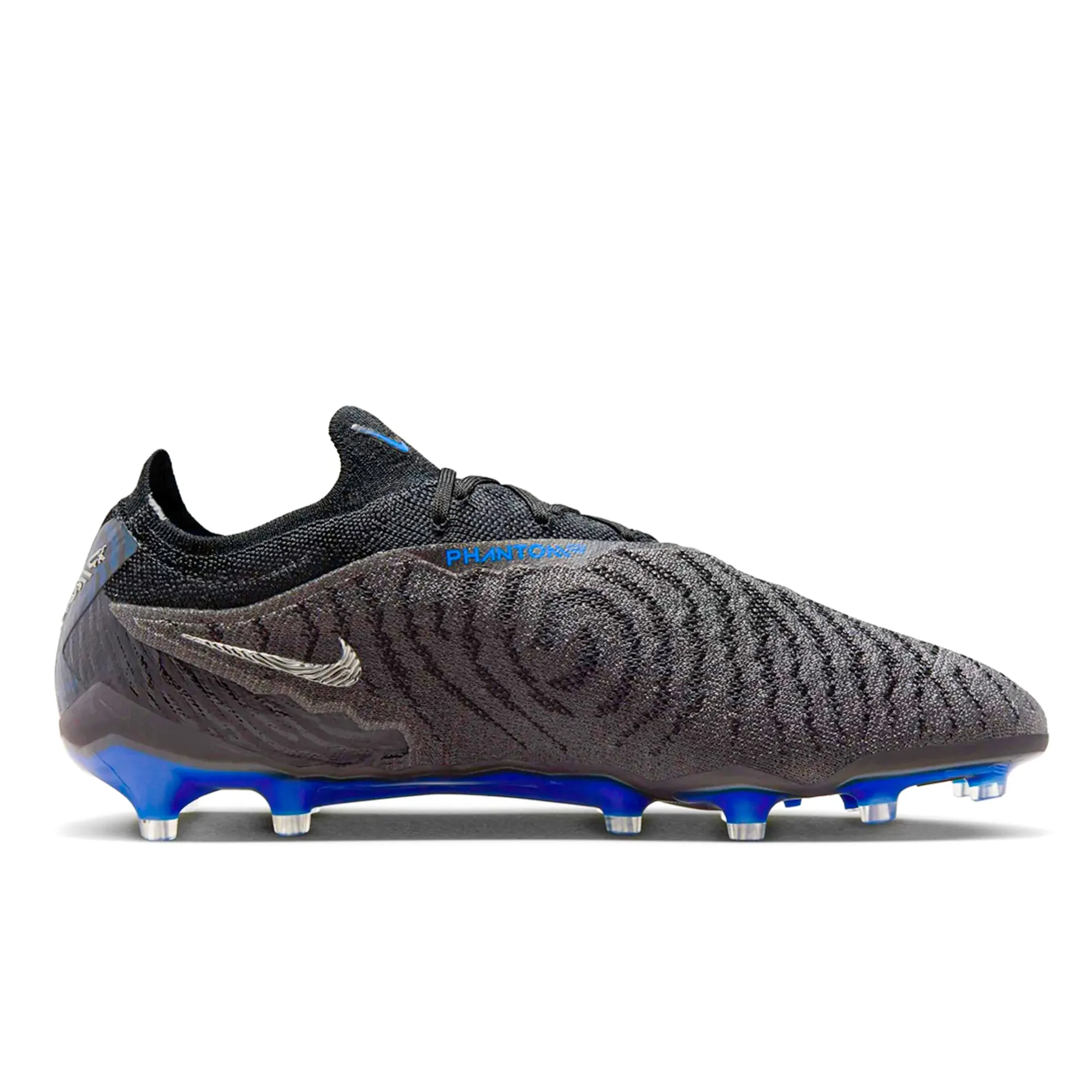 Nike Phantom GX Elite AG-Pro Soccer Cleats (Black/Chrome-Hyper Royal)