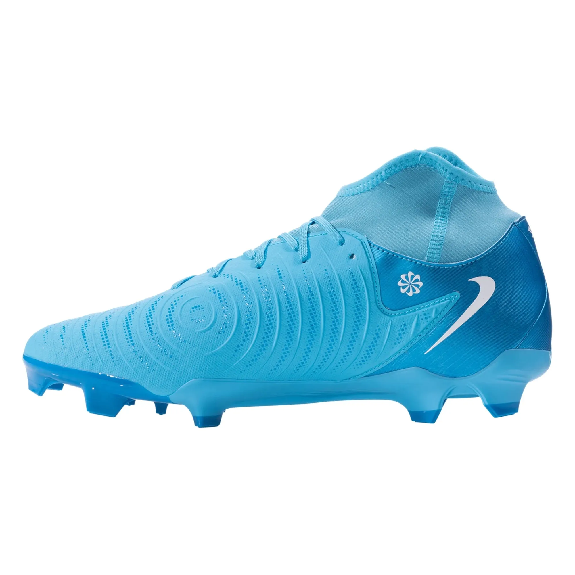 Nike Phantom Luna II Academy FG/MG Soccer Cleats (Blue Fury/White)