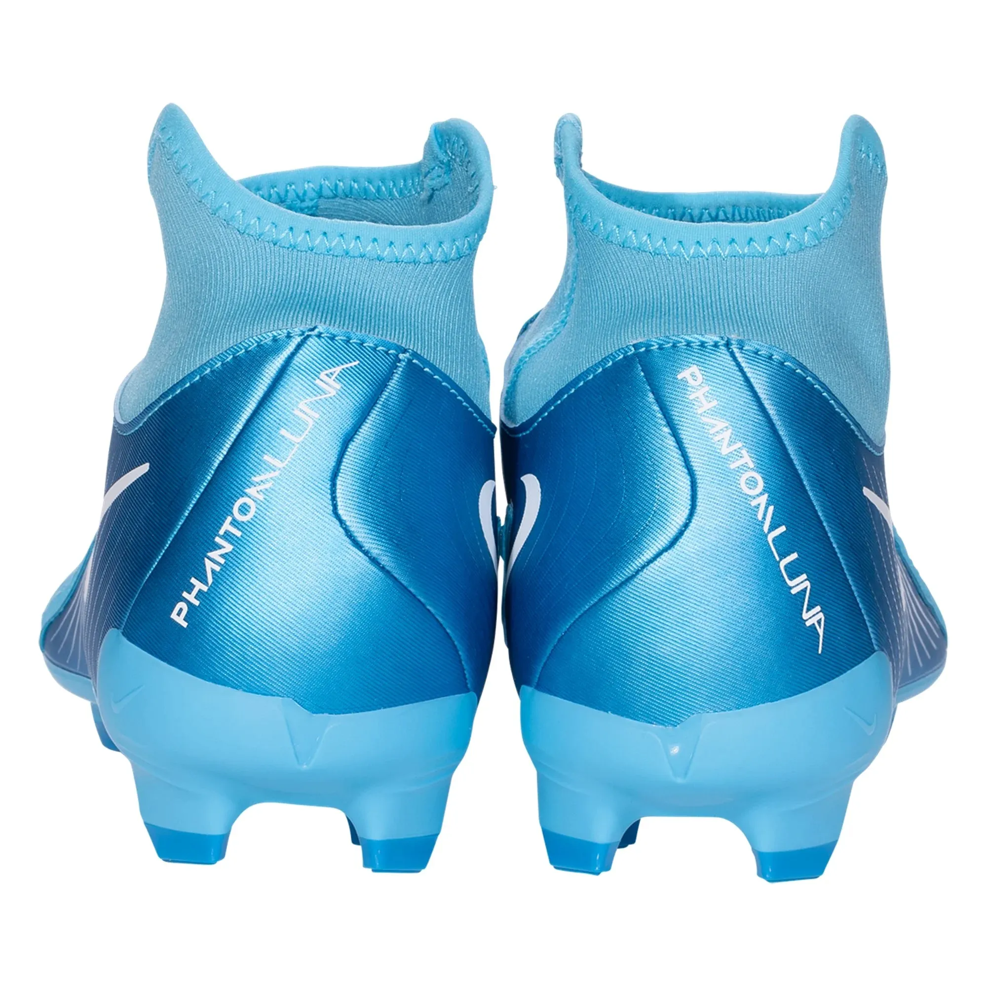 Nike Phantom Luna II Academy FG/MG Soccer Cleats (Blue Fury/White)