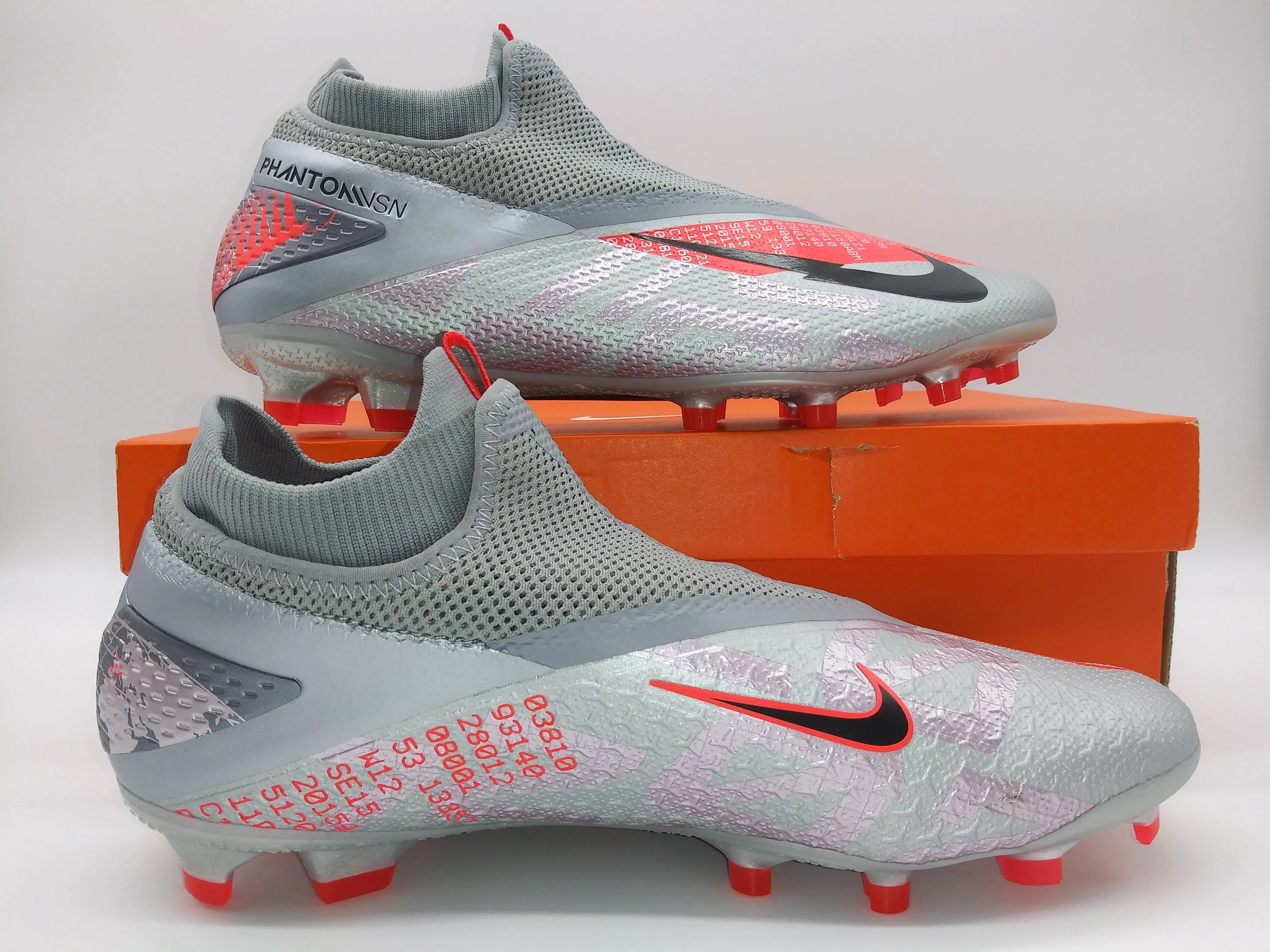 Nike Phantom VSN 2 PRO DF FG Gray Pink