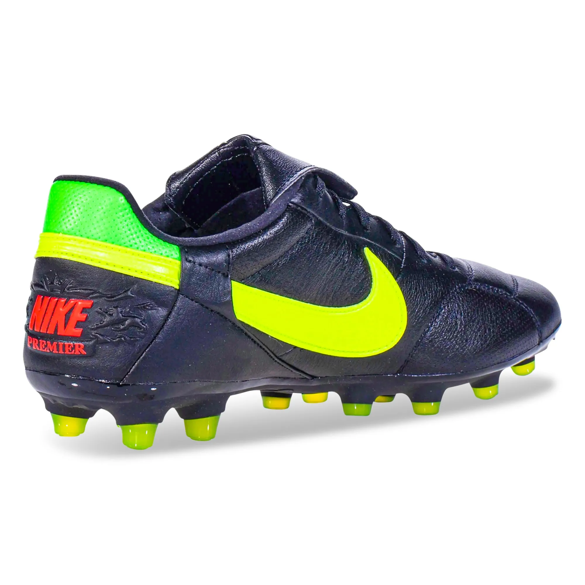 Nike Premier III FG Soccer Cleats (Black/Volt-Green Strike)