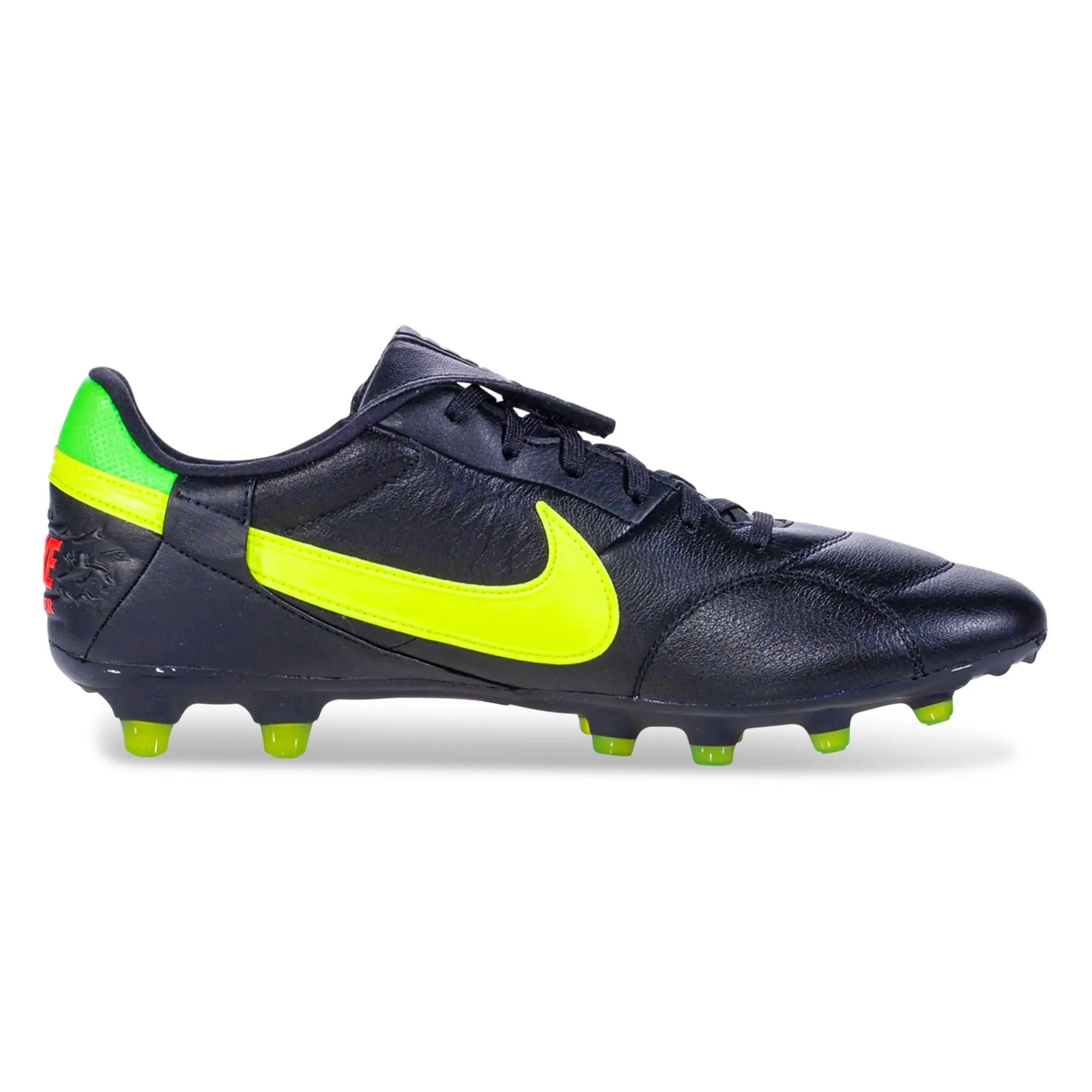 Nike Premier III FG Soccer Cleats (Black/Volt-Green Strike)