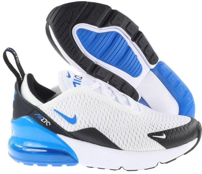 Nike Shoes Kids Air Max 270 White Signal Blue Black