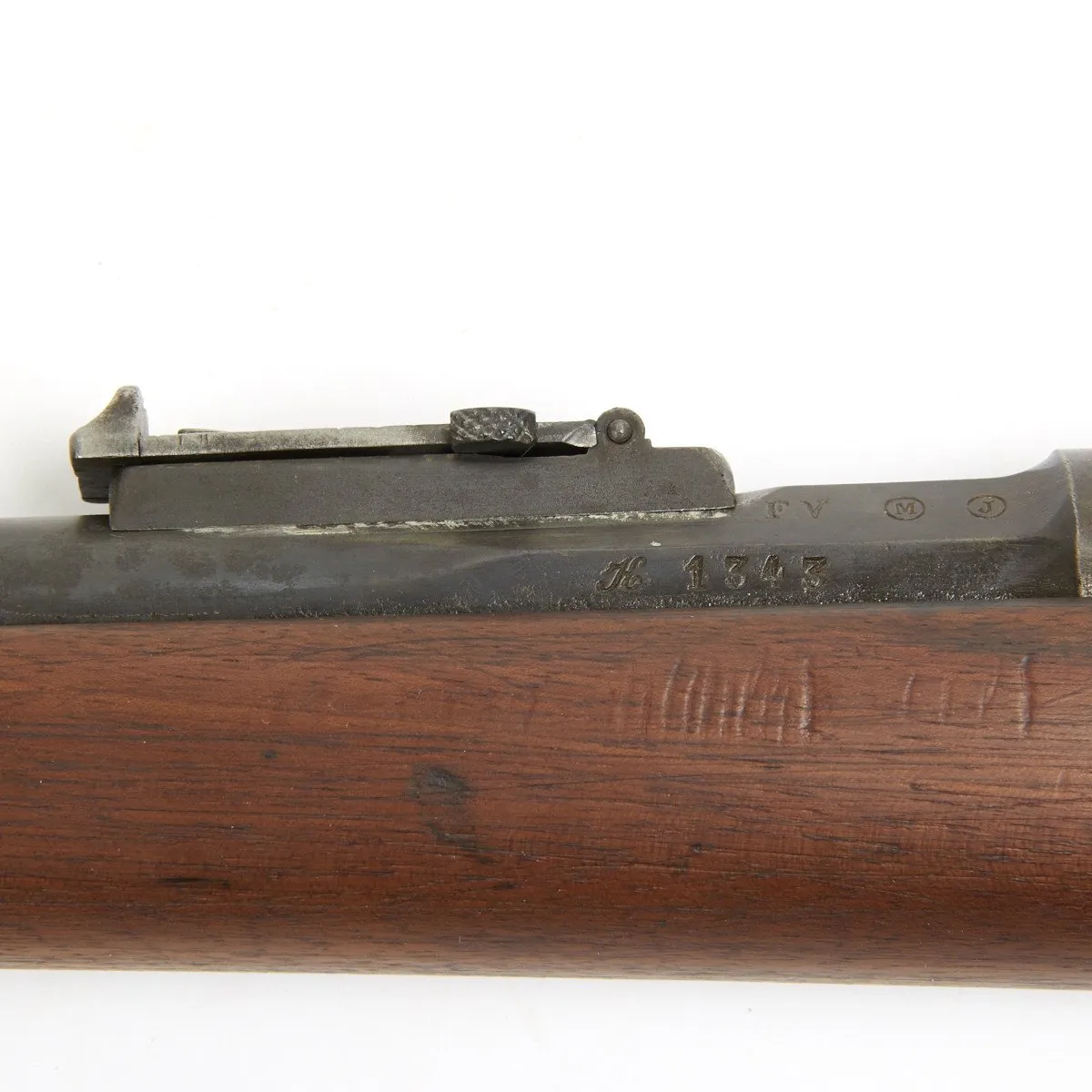 Original French M1874 Gras 11mm Infantry Rifle with Practice Bayonet