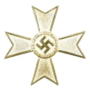 Original German WWII War Merit Cross KvK 1st Class in Silver by Karl Gschiermeister of Vienna