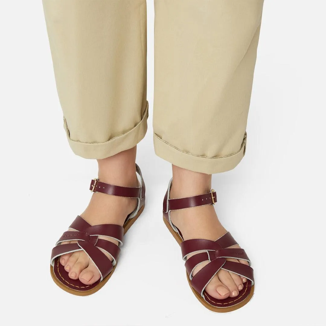 Outlet - Salt-Water Adults Sandals - Original - Claret