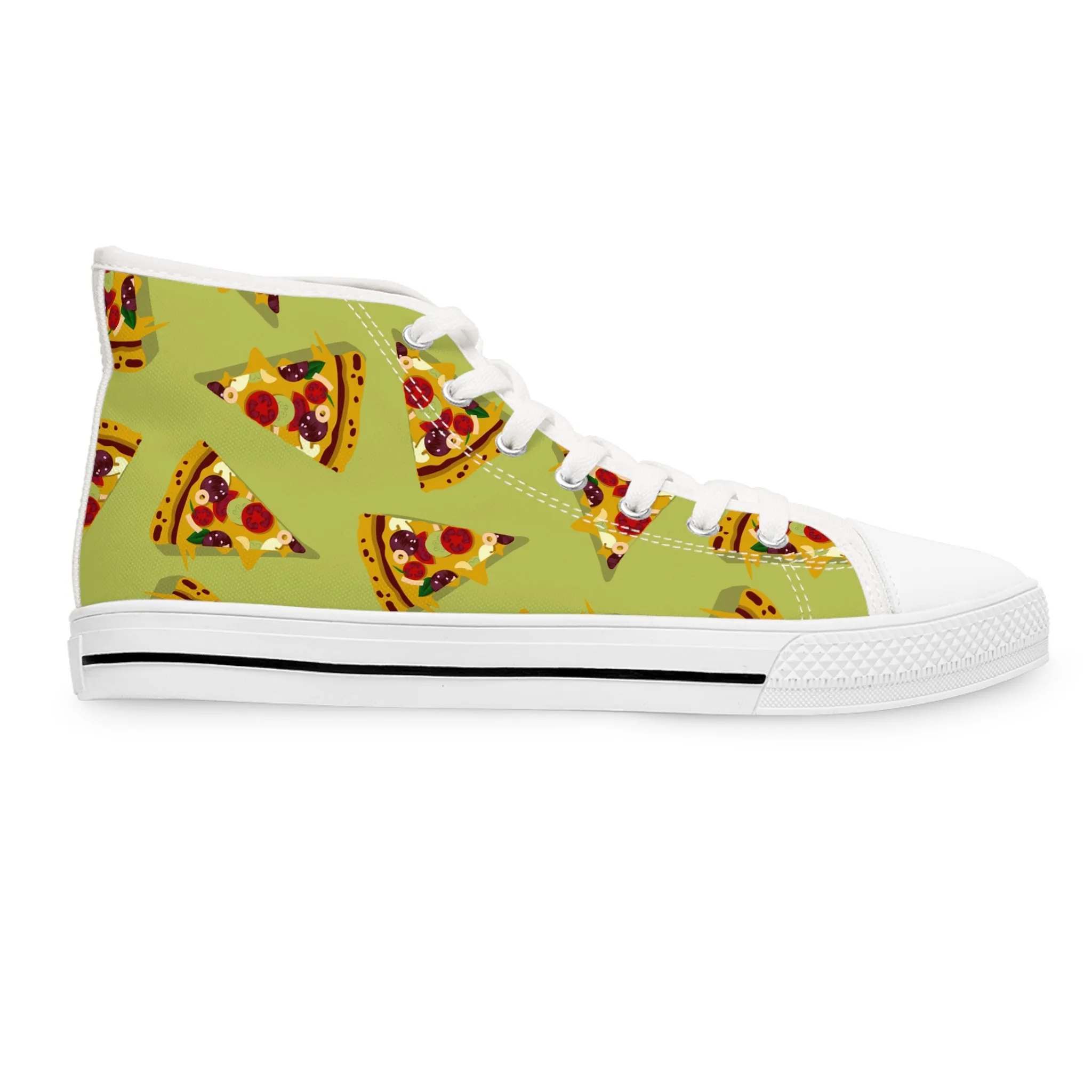 Pizza Slices Women's High Top Sneakers