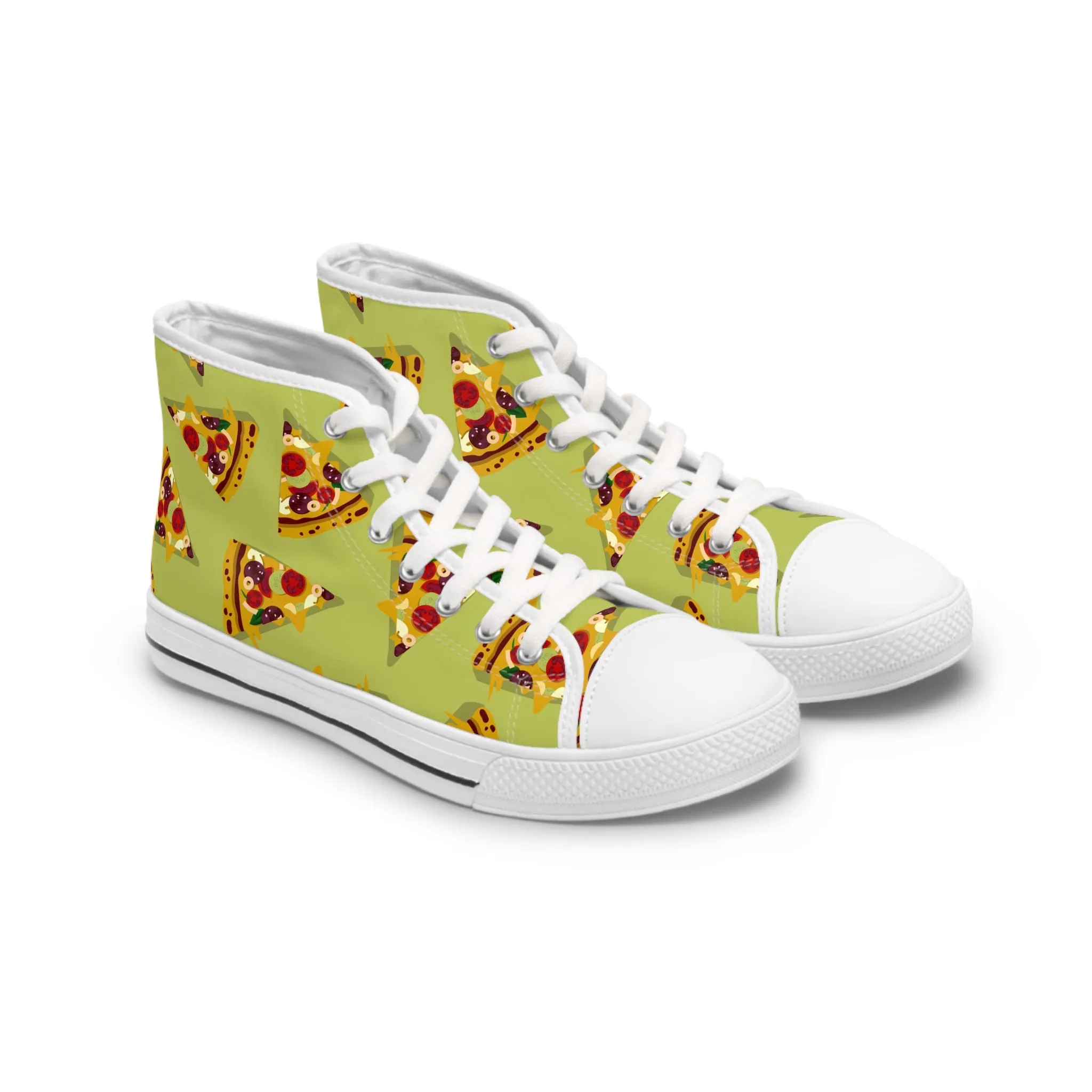 Pizza Slices Women's High Top Sneakers