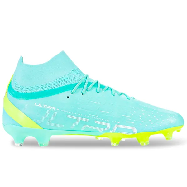 Puma Ultra Pro FG/AG Soccer Cleats (Peppermint/Yellow)