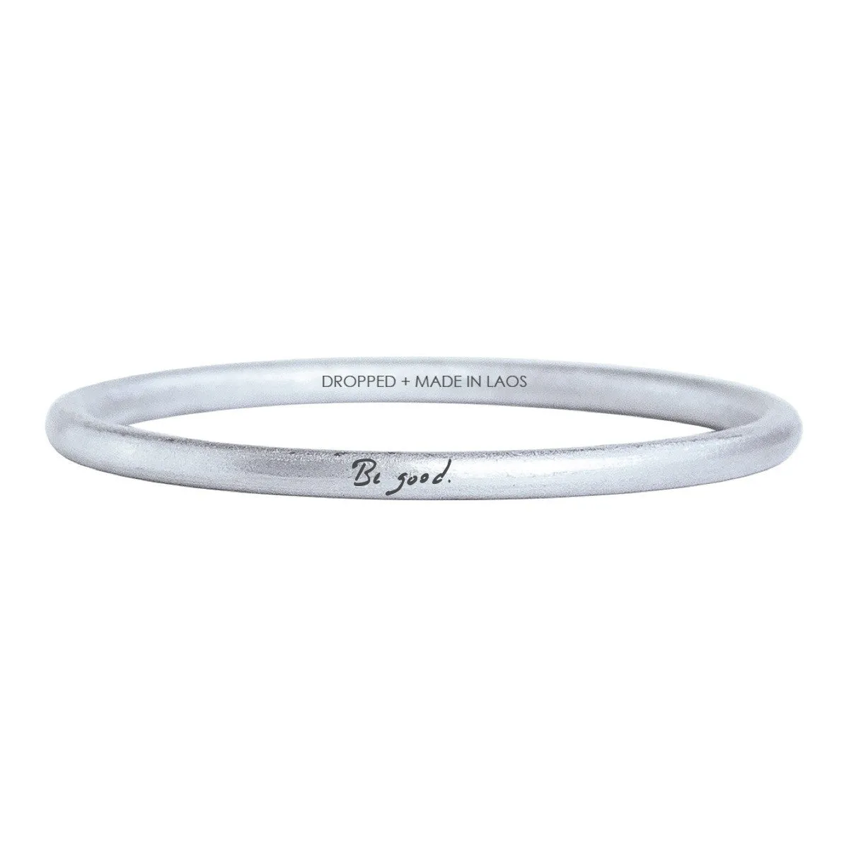 "BE GOOD" BANGLE - REBECCA RUSCH COLLABORATION