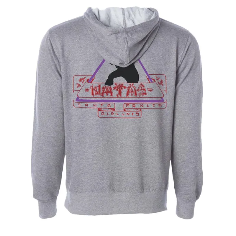 Santa Monica Airlines (SMA) NATAS Grey Heather Hoodies