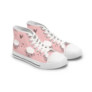 Sheep Women's High Top Sneakers