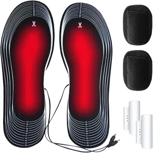 Sidiou Group Anniou Electric Heating Insole Foot Warmer Rechargeable Heated Insoles Washable Thermal Insoles For Men and Women